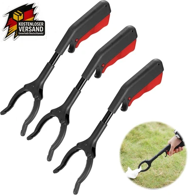 Müllzange, Greifzange Für Senioren, Greifzange, 3 Stück Tragbare Müll Zange Grei