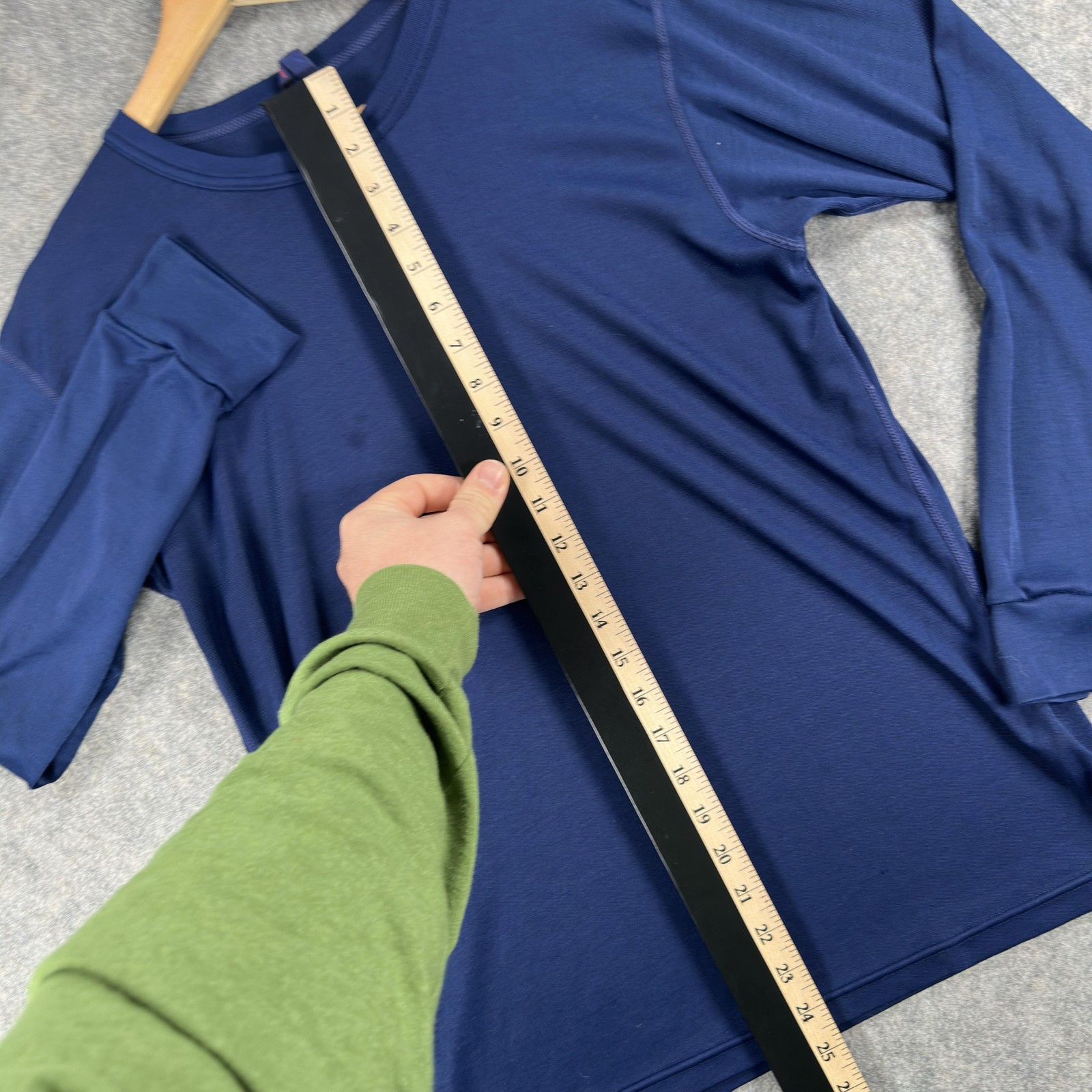 Vintage Patagonia Capilene Shirt Mens Large Blue Long Sleeve Base Layer USA 90s thumbnail 5