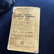 1921 WISDEN -  SOFTBACK - needs rebinding  