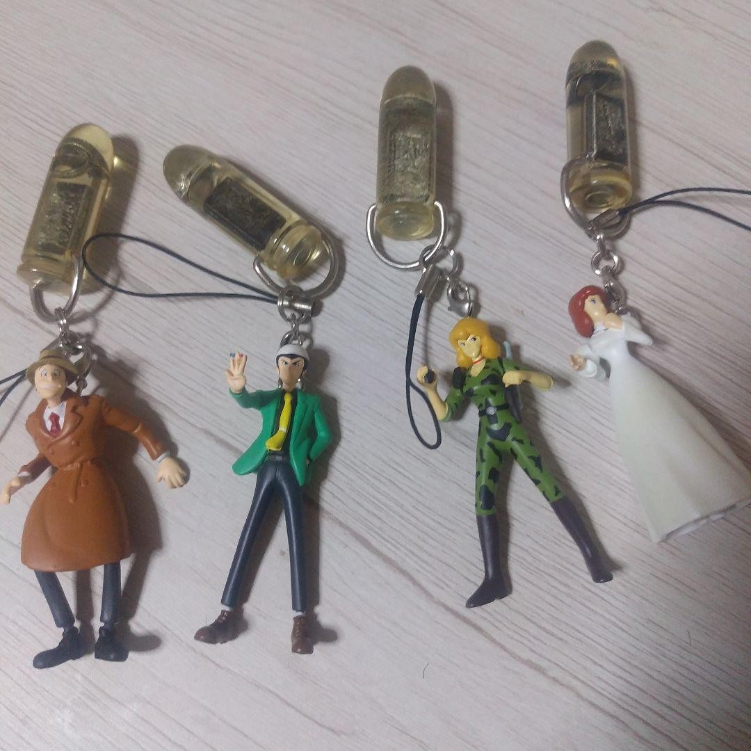 Lupin the Third Keychain Variety Set 8 Types Collectible Anime
