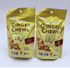 2 x Prince of Peace Original Ginger Chews 100% Natural 2 oz Bag Candied Ginger