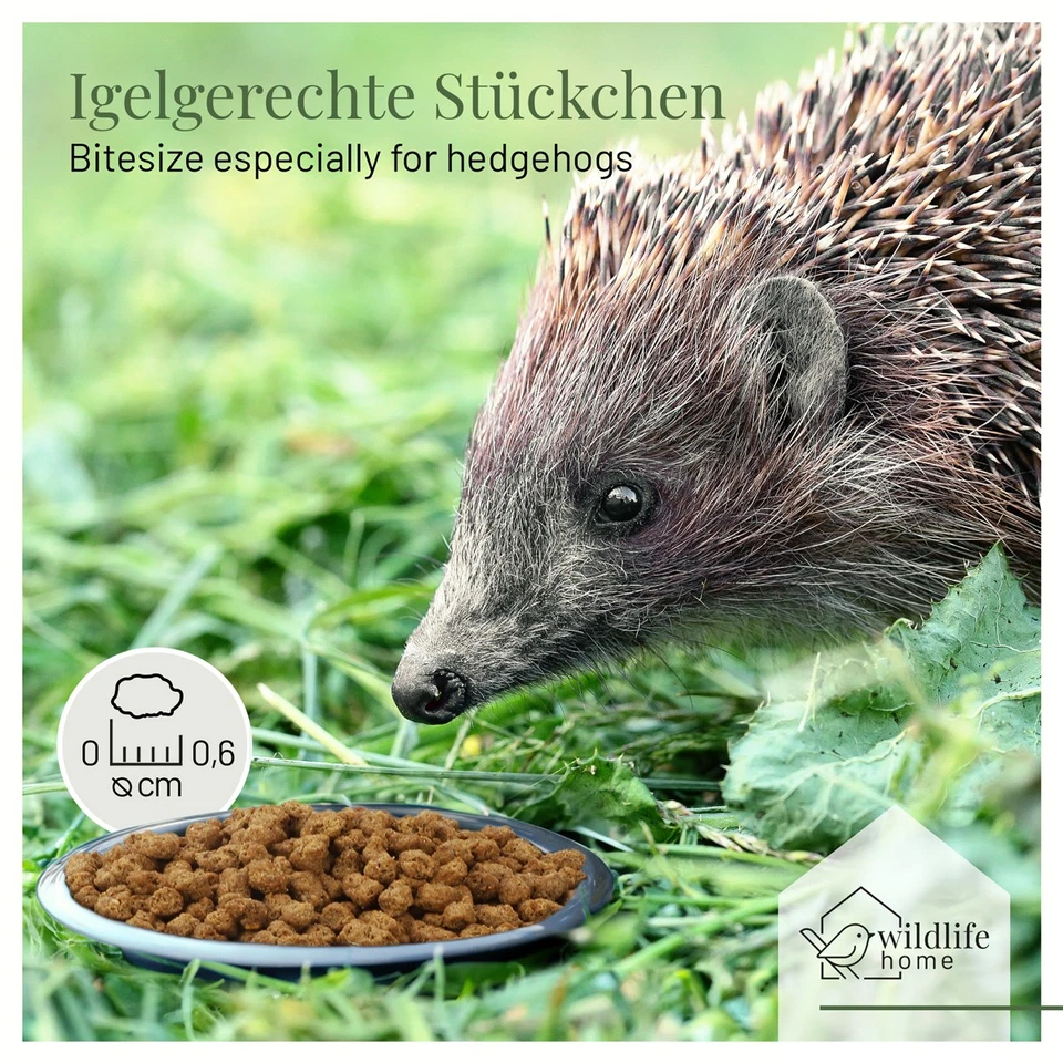 WILDLIFE HOME Igelfutter Getreidefrei 2kg - Artgerechtes Spezialfutter für Igel - Bild 3 von 4