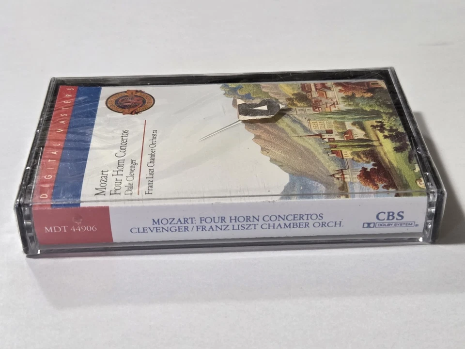 NEW SEALED Vintage 1989 Mozart: Four Horn Concertos Music Cassette Tape - Image 2 of 4