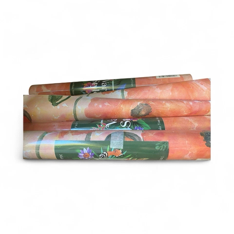 Papel pintado con estampado floral de amapola VaryStyle 17,7 X118 (6) rollos nuevos Foto 2 de 2