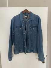 Jeansjacke Blau Gr. L Herren Reclaimed Vintag...