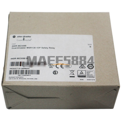 NEW 440R-M23088 Safety Relay,MSR138.1DP,24V ,Automatic/Manual MonitoredRemovable