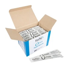 ForPro Nail File 100 Count Double Sided Disposable Foam Boards 6 Inch White