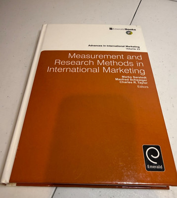 Measurement and Research Methods in International Marketing Vol 22 Book