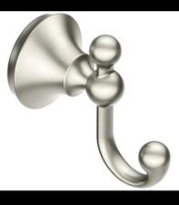 Moen YB5203nl POLISHed Nickel Wynford Single Robe Hook