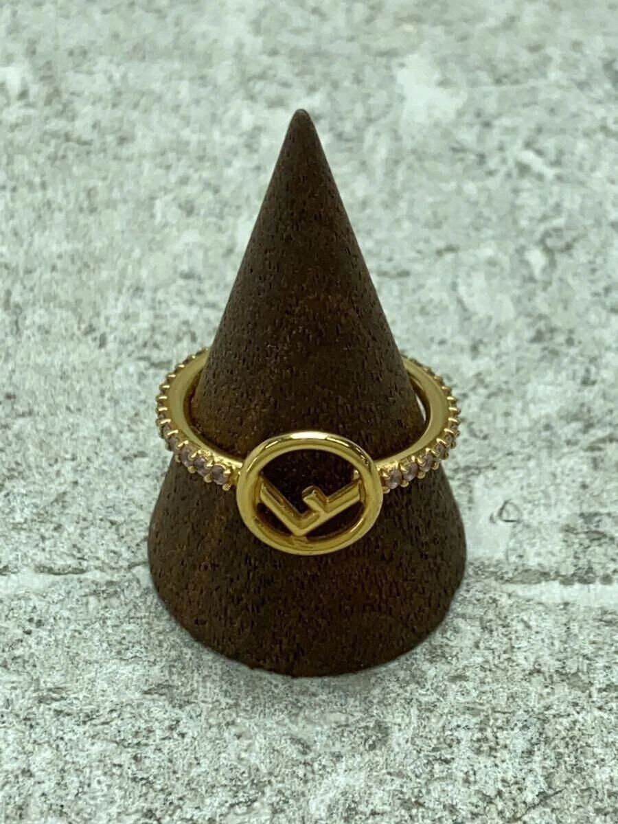 Anello FENDI numero 14 colore pietra GLD donna F è