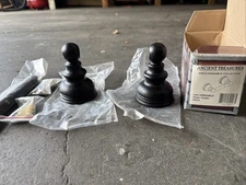 Ancient Treasures Black Toilet Paper Holder