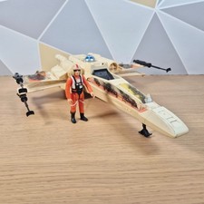 Vtg Star Wars Battle Damaged X-Wing Fighter Luke Empire Strikes Back Kenner 1978