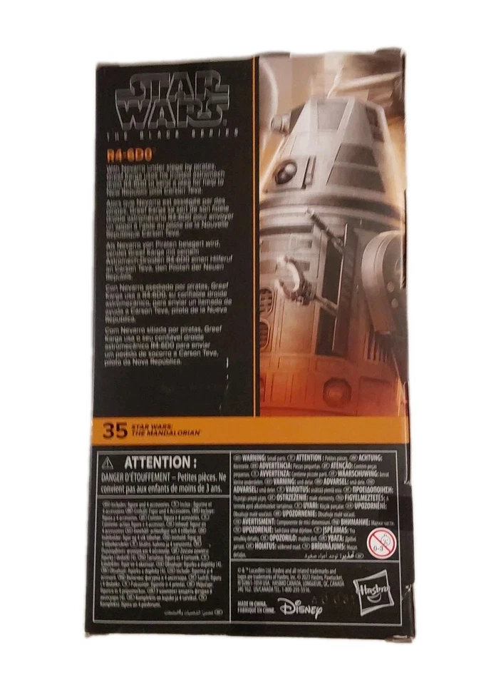 **Star Wars Black Series 6" R4-6D0 Droide #35 The Mandalorian Nuevo R4-6DO** Foto 4 de 4