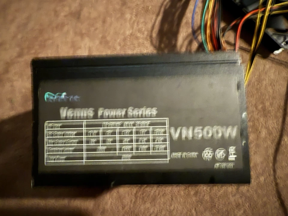 Apevia Venus Power Series VN500W. Unsure If Works - Image 2 of 2