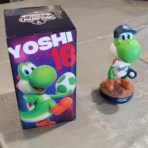 NEW Yoshi LA Dodgers Bobblehead SGA 3/31/26 Yoshinobu Yamamoto Super Mario RARE