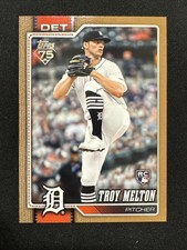 2026 Topps Series 1 Troy Melton Rookie RC Detroit Tigers #212 Gold #/2026