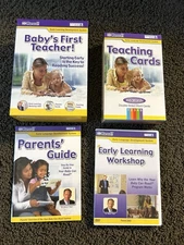 Baby's First Teacher Your Baby Can Read Deluxe Set DVDs Books Cards