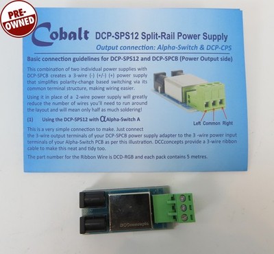DCC Concepts Cobalt DCP-SPS12 12V DC Split Power PCB OHNE BOX (ohne Netzteile)