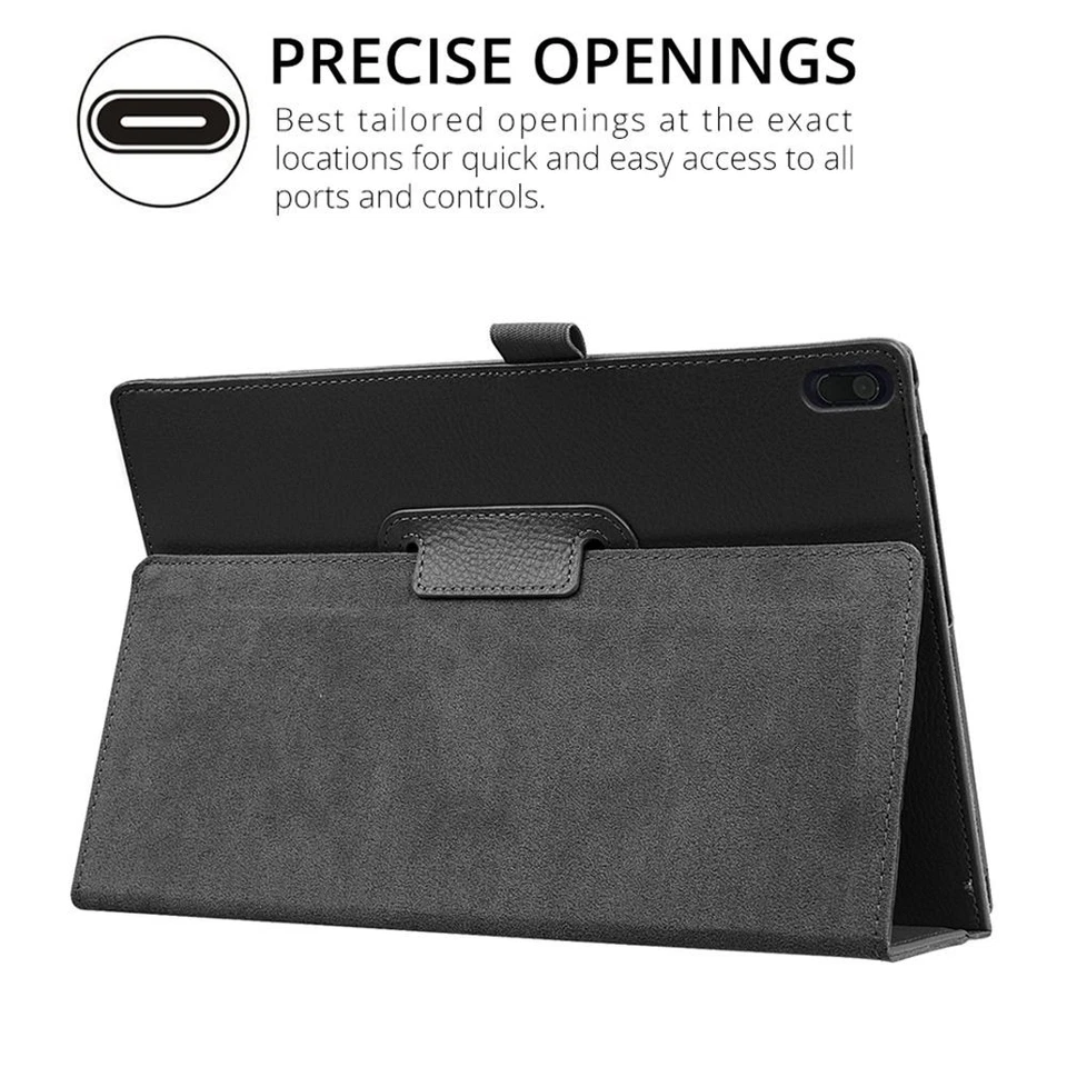 Protective Shell Smart Tablet Cover Leather Case For Lenovo Tab 3 4 8.0" 10.1" - Image 4 of 4