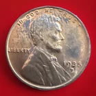 1935-D Lincoln Wheat Cent Penny AU RB  ACTUAL COIN 1545