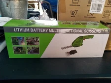 7.4V Lithium Cordless Grass Shear & Hedge Trimmer 2 in 1 Electric Shears