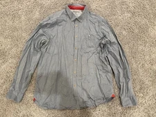 Men's Shirt Ted Baker Size 6 Sleeve Button Down