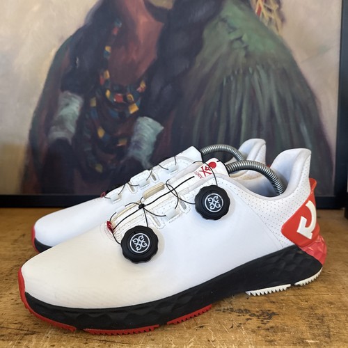 SIZE 10 G/FORE G/DRIVE GOLF BOA SHOES White Red G4MF21EF32-SNO MENS | eBay