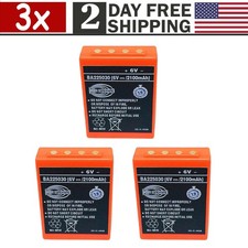  3 Pack 2100mAh BA225030 6V Ni-Mh Battery For HBC Pump Truck Remote Control