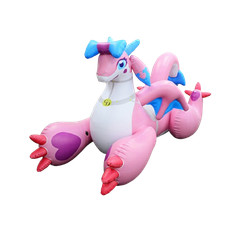 Dragon 2m Pink Cartoon Inflatable-Inflate Blow Toy Pool Party Decoration