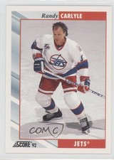 1992-93 Score Randy Carlyle #167 0o3