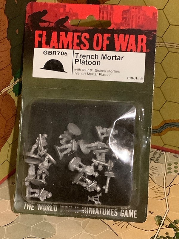 WWI British Trench Mortar Platoon Vickers 15mm GBR705 Great War Canadian Stokes