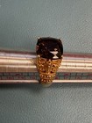 Ross Simons Sterling Silver 925 Gold Vermeil QUARTZ Cocktail Ring Size 7.5 7G — photo 9