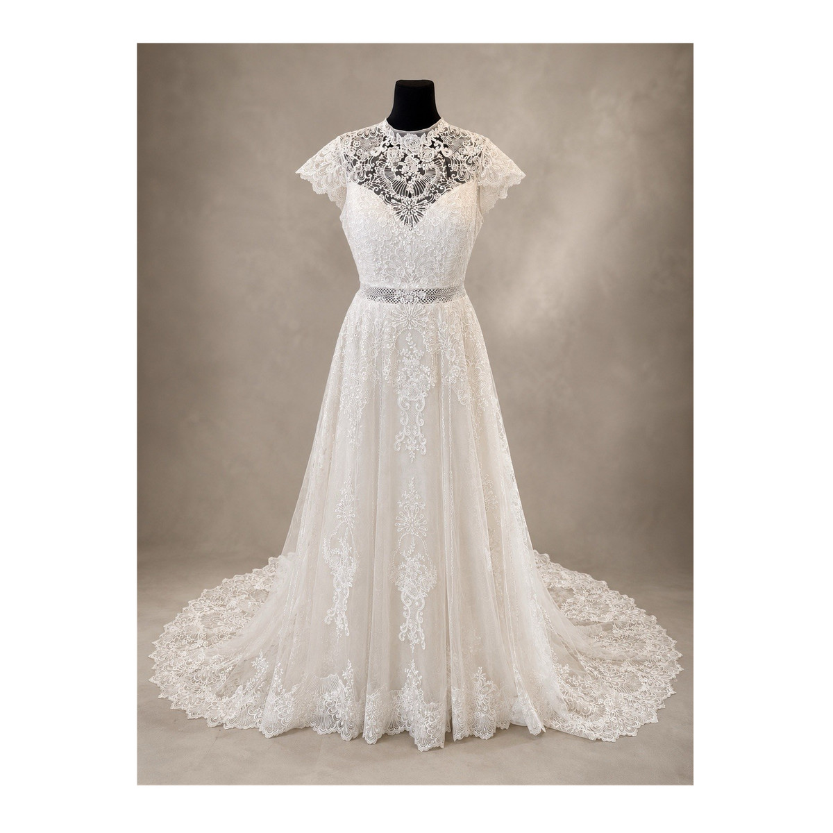 melissa sweet cap sleeve lace wedding dress Cap Sleeve Melissa Sweet Dresses Melissa Sweet Cap Sleeve Illusion Wedding Dress David's Bridal