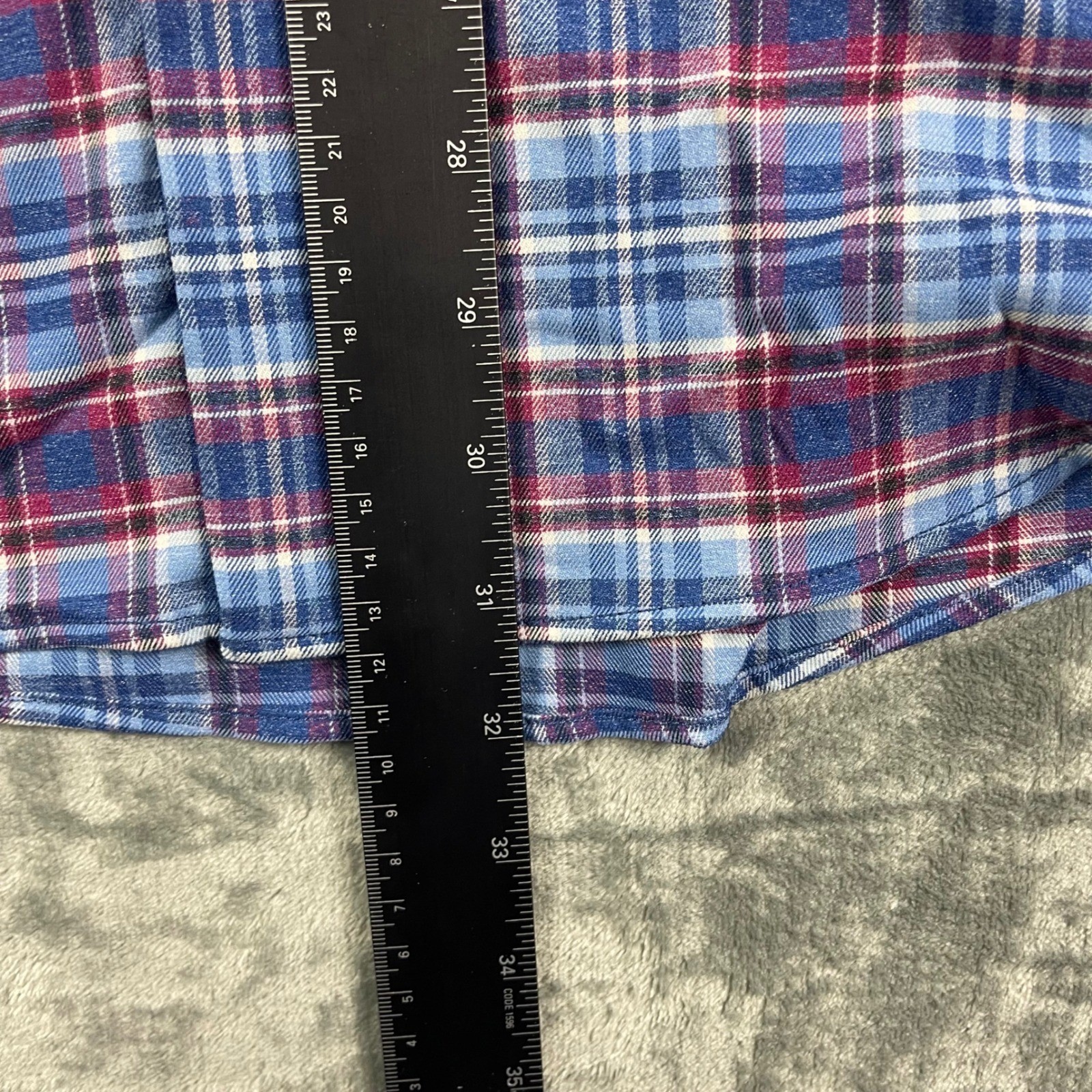 Peter Millar Performance Button Down Shirt L Blue… - image 8