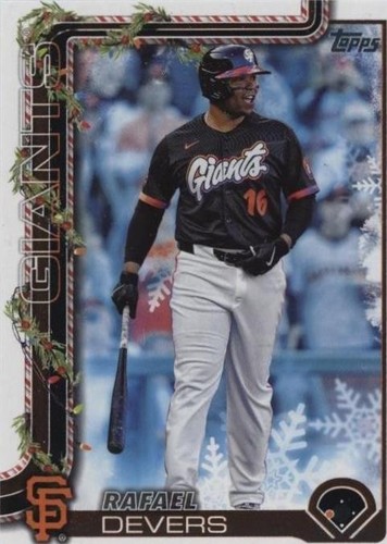 2023 Topps Holiday Super Short Print Rafael Devers #H76 Boston Red