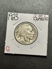 1923 P Buffalo Nickel G+ Good Better Date US 5c Type Coin (Raw19134)