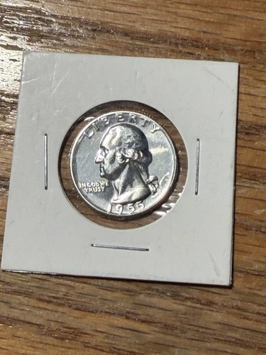 1955-P Philadelphia Proof Washington Quarter, US 25c Silver Proof Coin