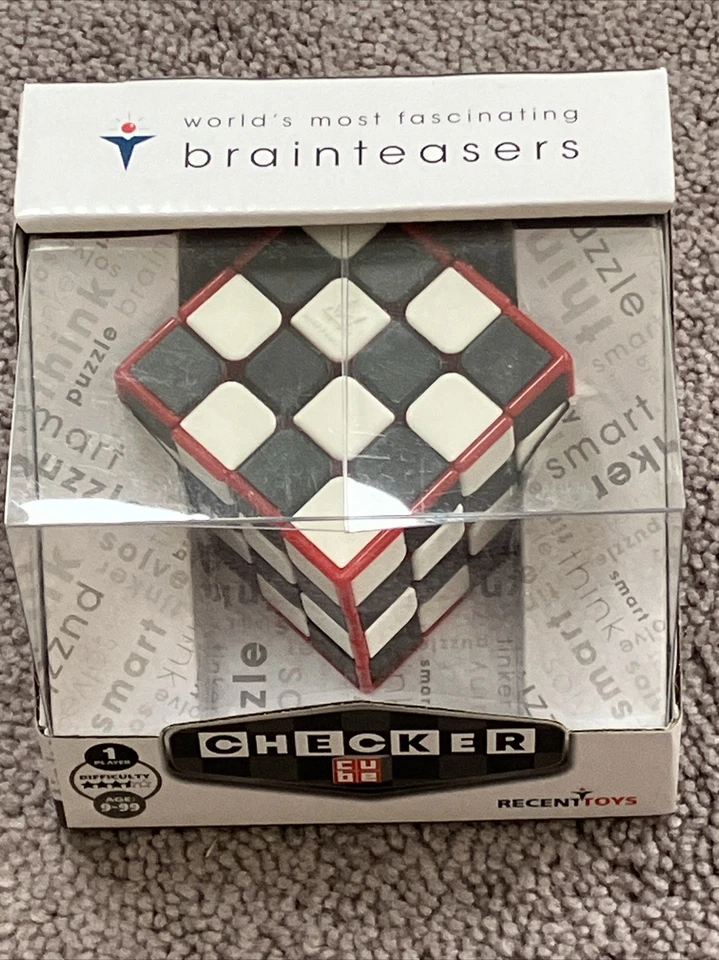 MEFFERT’S CHECKER CUBE SIMILAR TO RUBIK’S CUBE -NIP - Image 2 of 4