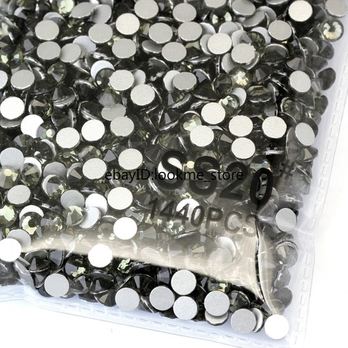 1440pcs 5mm ss20 Crystal Glass Flatback Rhinestones Gems Nail Art Crafts Beads - Picture 26 of 75