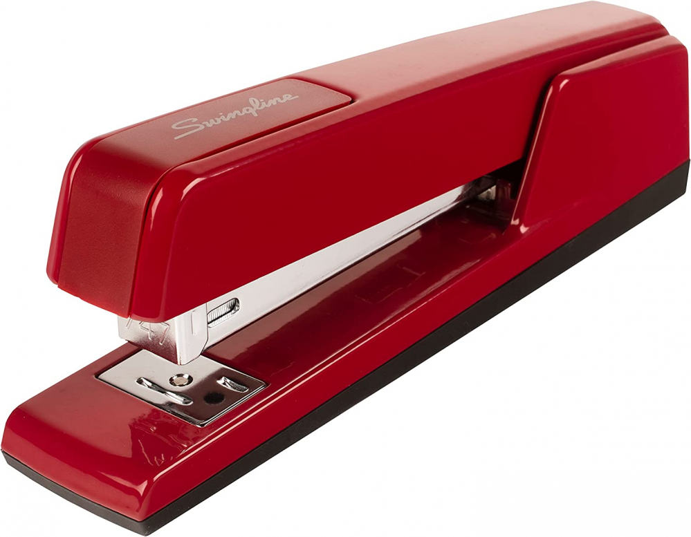 Swingline Stapler, 747 Classic Desktop 20 Sheet Capacity, Metal, Red-image