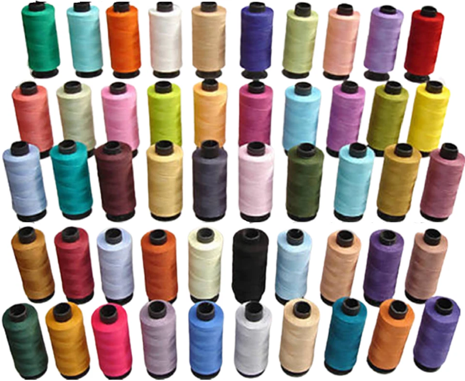 50 Large SEWING 100% PURE COTTON THREAD 50 Color Premium Quality+ 10 x1000m Free - Image 2 of 2