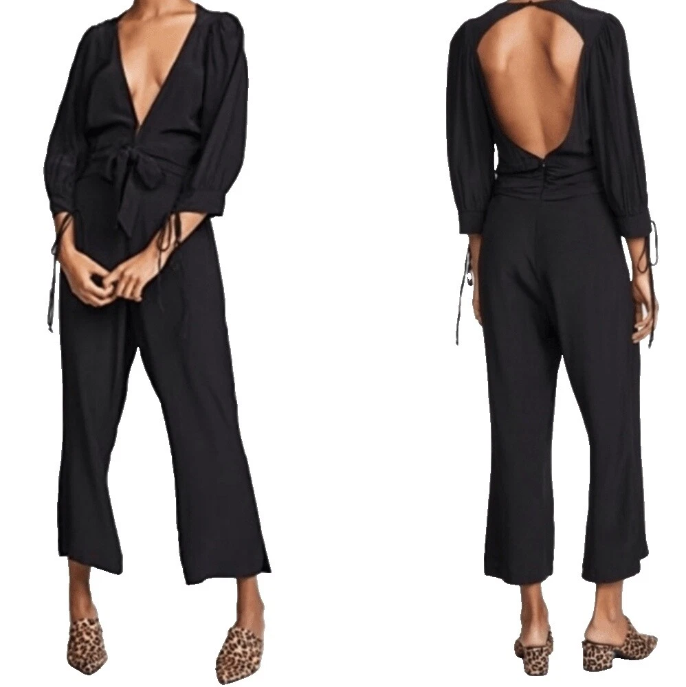 Mono Negro Para Love & Lemons Jumpsuits & Rompers for Women