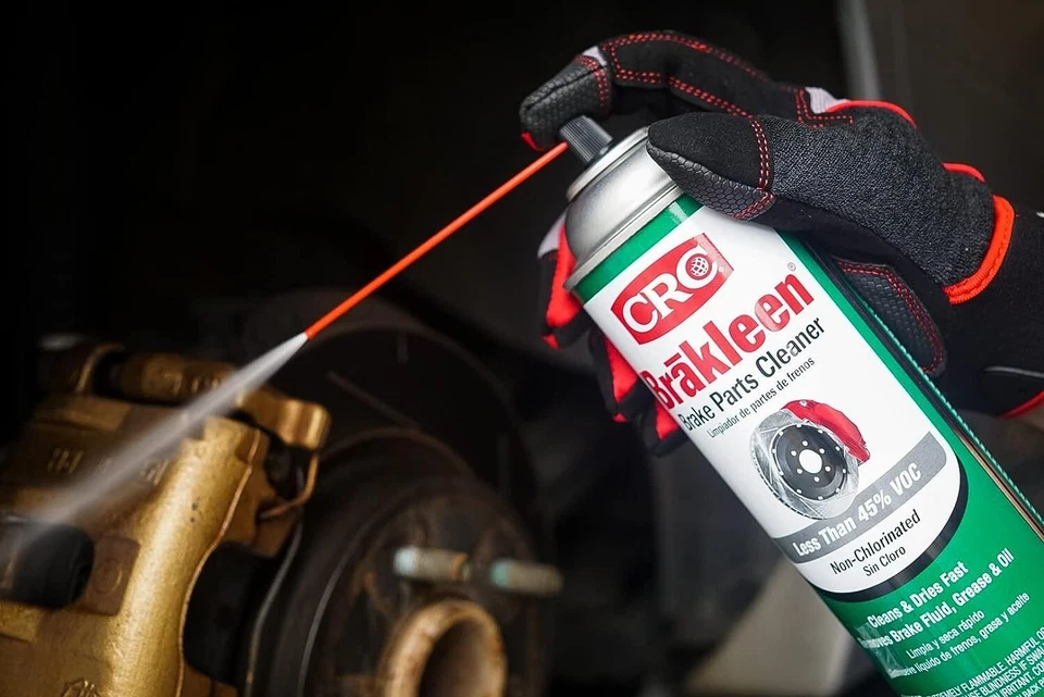 Очиститель тормозных деталей CRC (05084) Brakleen без хлора - 14 унций - упаковка 12 шт. - Изображение 3 из 4
