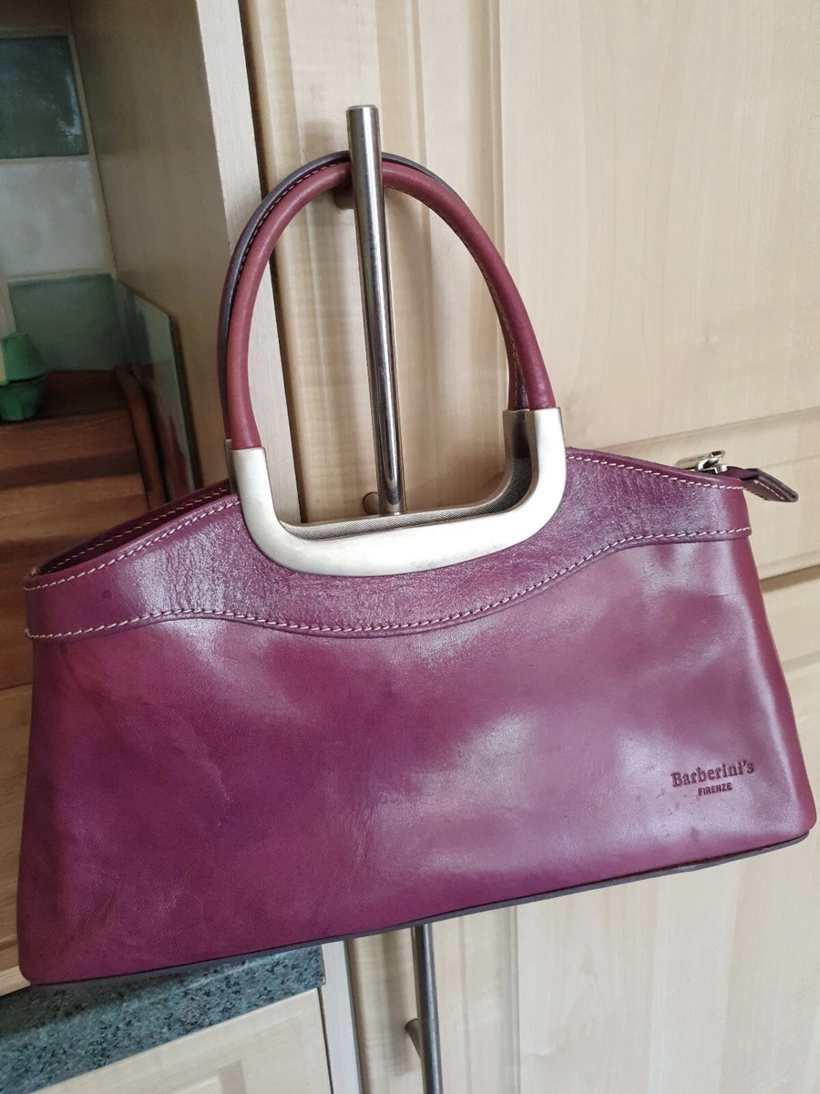 Purple leather best sale handbags