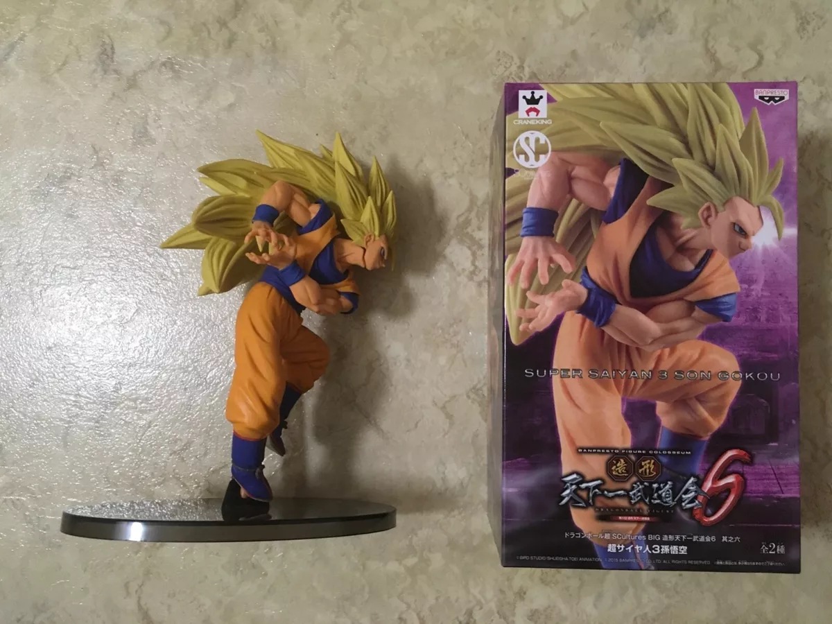 Action Figure Goku Super Sayajin 3 SCultures - Banpresto Figure