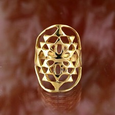 Boho Mandala art ring, Authentic design ring, handmade ring, Mandala Jewelry