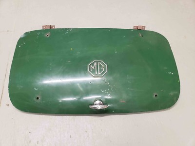 MG Midget Boot Lid Trunk Lid Green With Handle, Emblem, and Hinges OEM
