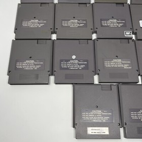 NES Nintendo 17 Game Lot Joust, Iron Sword, Baseball 5 Screw, Bayou Billy Tested