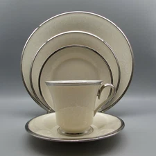 Lenox Fine China MOONSPUN 5pc Place Setting