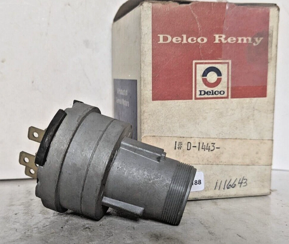 NOS 1963 Oldsmobile  F85 Ignition Switch  1116643 D1443 Foto 4 de 4